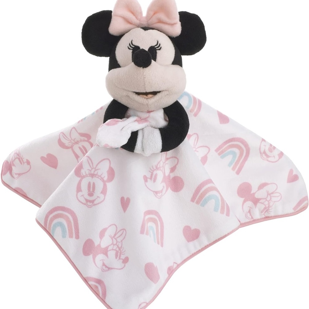 NWT ✨ Disney Minnie Mouse Lovey Blanket